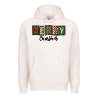 Pale Pink Merry Christmas Premium Hoodie - CowhideDigitalArt