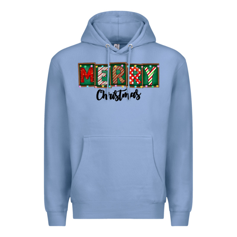 Merry Christmas Premium Hoodie by CowhideDigitalArt | Teevron