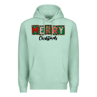 Seafoam Merry Christmas Premium Hoodie - CowhideDigitalArt