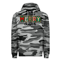 Slate Camo Merry Christmas Premium Hoodie - CowhideDigitalArt