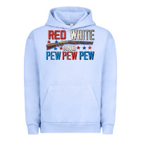 Pigment Grape Ice Red white and pew pew pew Urban Hoodie - CowGirlArtShop