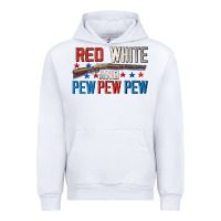 White Red white and pew pew pew Urban Hoodie - CowGirlArtShop