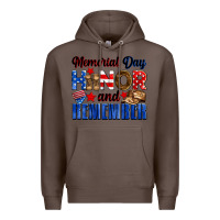Coffee Memorial day honor and remember Premium Hoodie - Neo Western