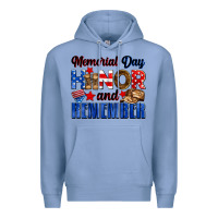 Colony Blue Memorial day honor and remember Premium Hoodie - Neo Western