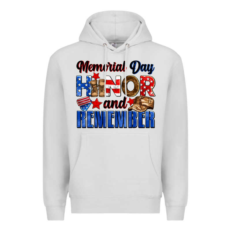 Memorial Day Honor And Remember Premium Hoodie by Neo Western | Teevron