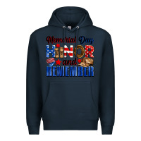 Navy Memorial day honor and remember Premium Hoodie - Neo Western