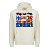 Oatmeal Heather Memorial day honor and remember Premium Hoodie - Neo Western