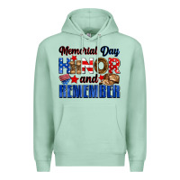 Seafoam Memorial day honor and remember Premium Hoodie - Neo Western