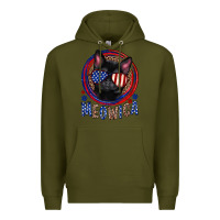 Army Green Meowica Premium Hoodie - Neo Western