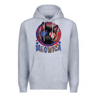 Heather Grey Meowica Premium Hoodie - Neo Western