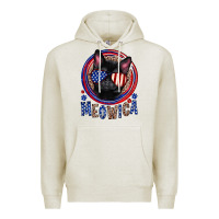 Oatmeal Heather Meowica Premium Hoodie - Neo Western