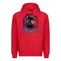Red Meowica Premium Hoodie - Neo Western
