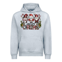 Heather Grey merry christmas Urban Hoodie - CowhideDigitalArt