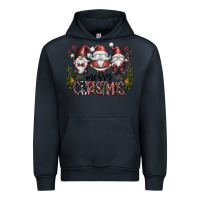 Navy merry christmas Urban Hoodie - CowhideDigitalArt