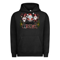Pigment Black merry christmas Urban Hoodie - CowhideDigitalArt