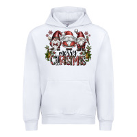 White merry christmas Urban Hoodie - CowhideDigitalArt