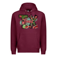 Burgundy texas Premium Hoodie - SublimationCraftShop