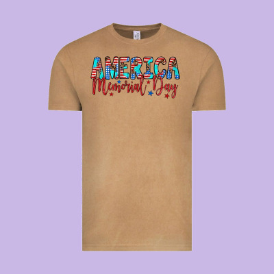 America Memorial Day Vintage Tee Designed By Artiststas