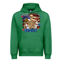 Emerald Red white boozy 4th of july Urban Hoodie - CowGirlArtShop