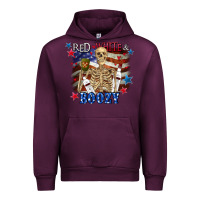 Mauve Wine Red white boozy 4th of july Urban Hoodie - CowGirlArtShop