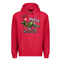 Cardinal Red white rawr 4th of July Premium Hoodie - CowGirlArtShop