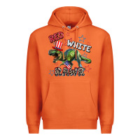 Carrot Red white rawr 4th of July Premium Hoodie - CowGirlArtShop