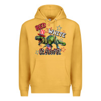 Mustard Red white rawr 4th of July Premium Hoodie - CowGirlArtShop