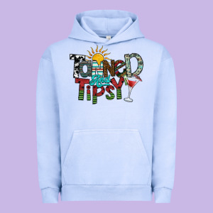 Tanned And Tipsy Urban Hoodie Designed By Sublimationcraftshop