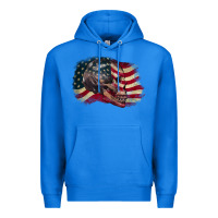 True Royal Red white rawr 4th of July Premium Hoodie - CowGirlArtShop