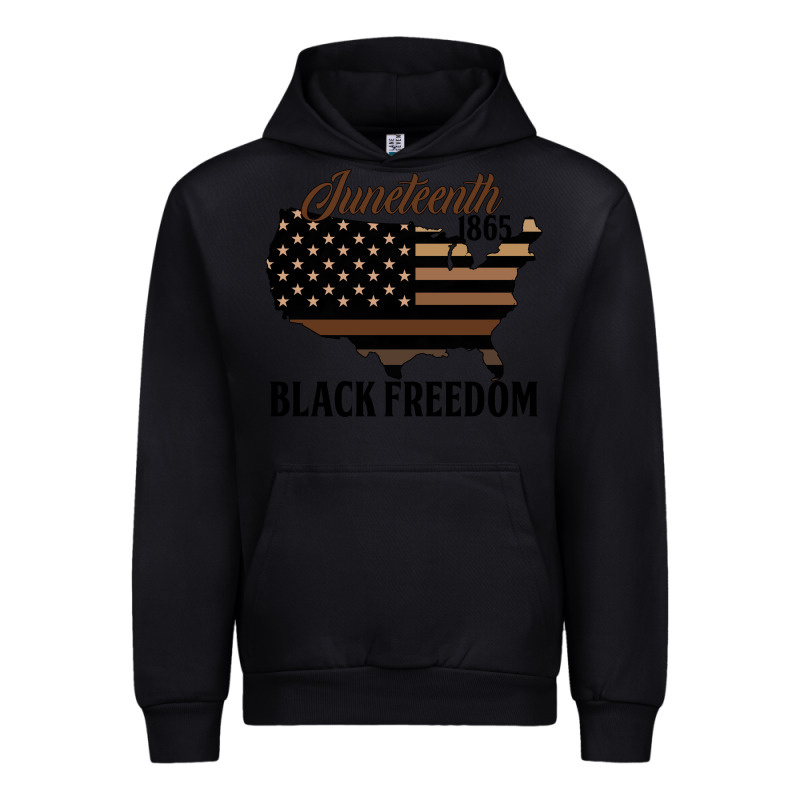 Juneteenth 1865 Black Freedom Urban Hoodie by HRA Design Shop | Teevron
