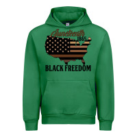 Emerald juneteenth 1865 black freedom Urban Hoodie - HRA Design Shop