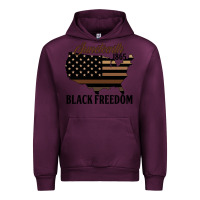 Mauve Wine juneteenth 1865 black freedom Urban Hoodie - HRA Design Shop