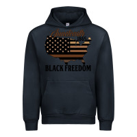 Navy juneteenth 1865 black freedom Urban Hoodie - HRA Design Shop