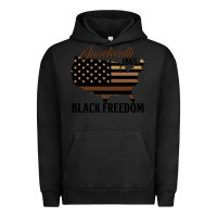 Pigment Black juneteenth 1865 black freedom Urban Hoodie - HRA Design Shop
