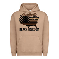 Pigment Burro juneteenth 1865 black freedom Urban Hoodie - HRA Design Shop