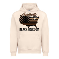 Sandshell juneteenth 1865 black freedom Urban Hoodie - HRA Design Shop