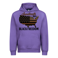 Tulip juneteenth 1865 black freedom Urban Hoodie - HRA Design Shop