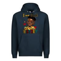 Navy i am black history black boy Premium Hoodie - HRA Design Shop