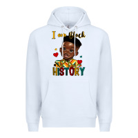 White i am black history black boy Premium Hoodie - HRA Design Shop