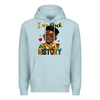 Blue Mist i am black history black boy Premium Hoodie - HRA Design Shop