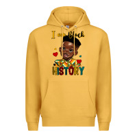 Mustard i am black history black boy Premium Hoodie - HRA Design Shop