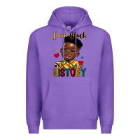 Purple i am black history black boy Premium Hoodie - HRA Design Shop