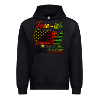 Black free ish since 1865 Urban Hoodie - HRA Design Shop