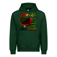 Forest Green free ish since 1865 Urban Hoodie - HRA Design Shop