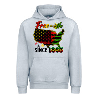 Heather Grey free ish since 1865 Urban Hoodie - HRA Design Shop