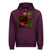 Mauve Wine free ish since 1865 Urban Hoodie - HRA Design Shop