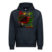 Navy free ish since 1865 Urban Hoodie - HRA Design Shop