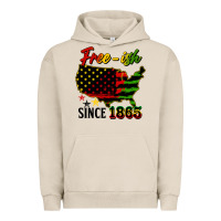 Pigment French Oak free ish since 1865 Urban Hoodie - HRA Design Shop
