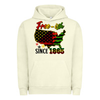 Pigment Pistachio free ish since 1865 Urban Hoodie - HRA Design Shop