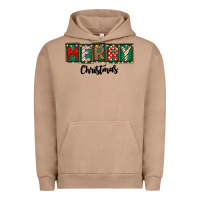 Pigment Burro Merry Christmas Urban Hoodie - CowhideDigitalArt